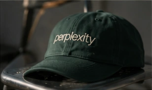 Dark green cap embroidered with Perplexity lettering